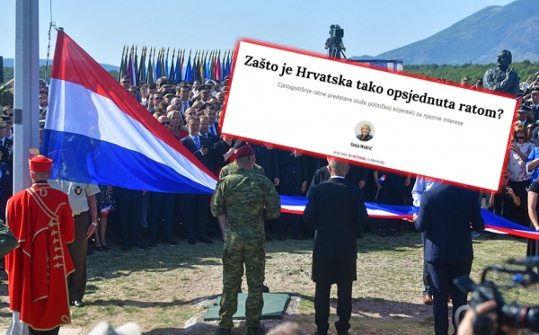 Koja ironija: Telegram se žali da je Hrvatska opsjednuta ratom