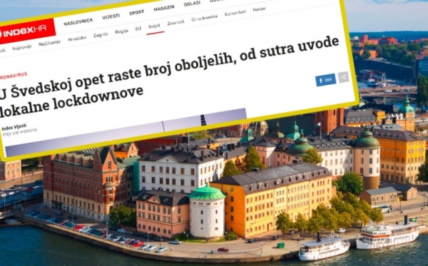 Mediji o ʼlokalnim lockdownimaʼ u Švedskoj - lažna vijest