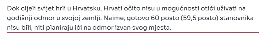 Telegram otkriva: Čak dvije trećine Hrvata si može priuštiti ljetovanje - više no ikad u povijesti