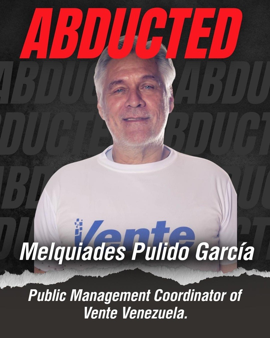 Venezuelanski režim pritvorio još jednog koordinatora oporbene stranke Vente Venezuela