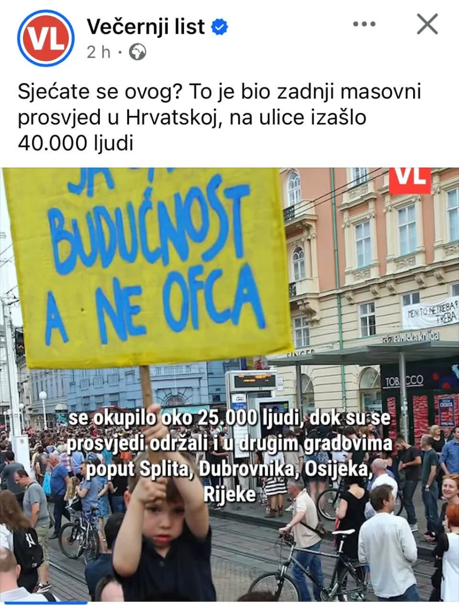 Večernji list: 2021. nije se nikad dogodila